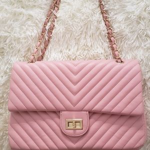 Red Dress Polished and Poised Pink Bag